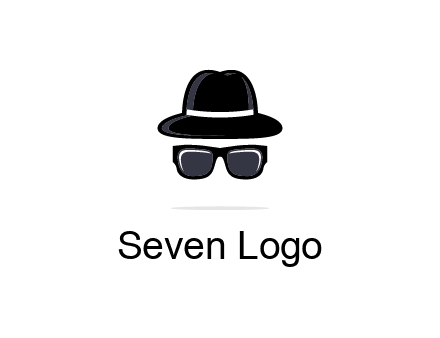 sunglasses and hat logo