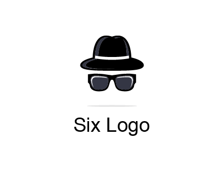 sunglasses and hat logo