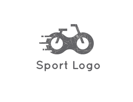 bike or glasses logo