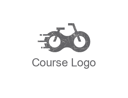 bike or glasses logo