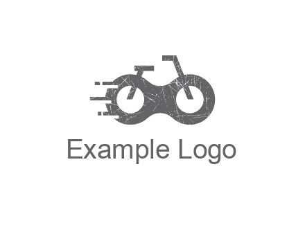 bike or glasses logo
