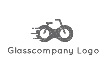 bike or glasses logo