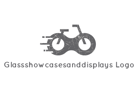 bike or glasses logo