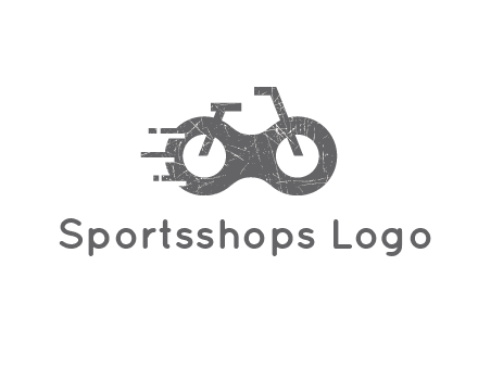 bike or glasses logo