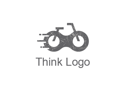 bike or glasses logo