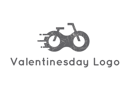 bike or glasses logo