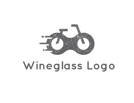 bike or glasses logo