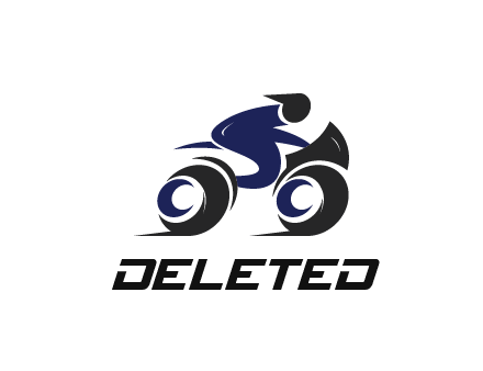 biker icon for a motorcycle logo