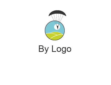 paragliding over the hills logo