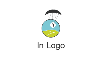 paragliding over the hills logo