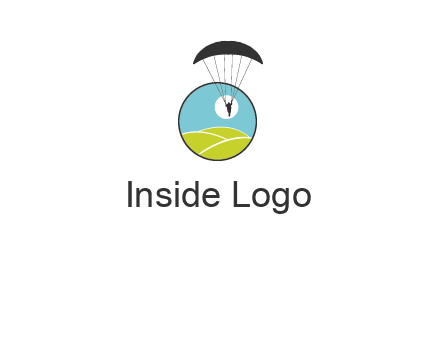 paragliding over the hills logo