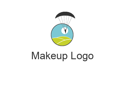 paragliding over the hills logo