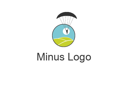 paragliding over the hills logo