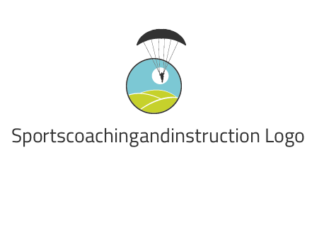 paragliding over the hills logo