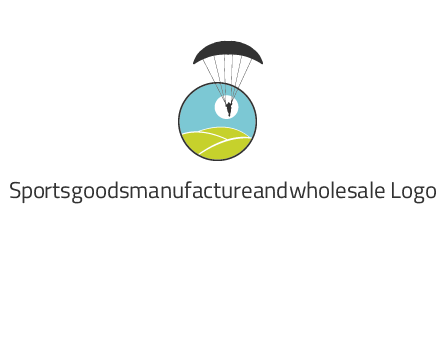 paragliding over the hills logo