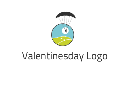 paragliding over the hills logo