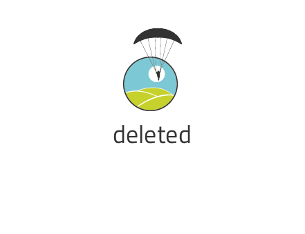 paragliding over the hills logo