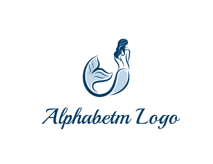 spa logo showcasing a mermaid