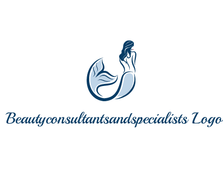 spa logo showcasing a mermaid