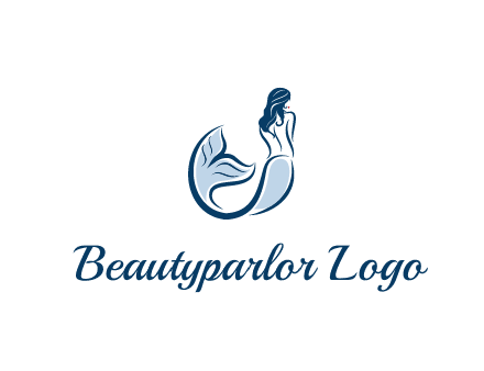 spa logo showcasing a mermaid