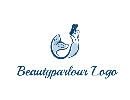 spa logo showcasing a mermaid