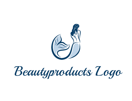 spa logo showcasing a mermaid