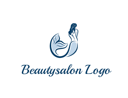 spa logo showcasing a mermaid