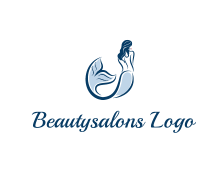 spa logo showcasing a mermaid