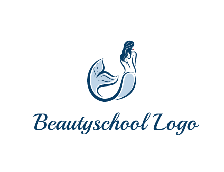spa logo showcasing a mermaid
