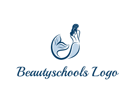 spa logo showcasing a mermaid