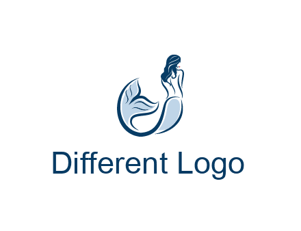 spa logo showcasing a mermaid