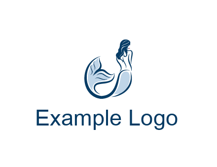 spa logo showcasing a mermaid