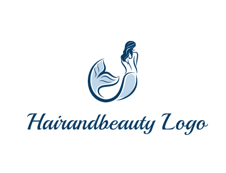 spa logo showcasing a mermaid