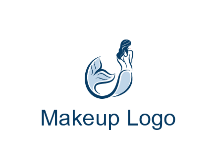 spa logo showcasing a mermaid