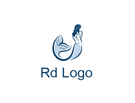 spa logo showcasing a mermaid
