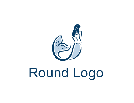 spa logo showcasing a mermaid