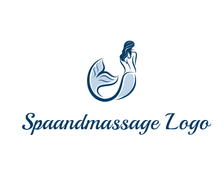 spa logo showcasing a mermaid