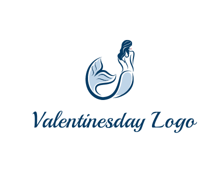 spa logo showcasing a mermaid