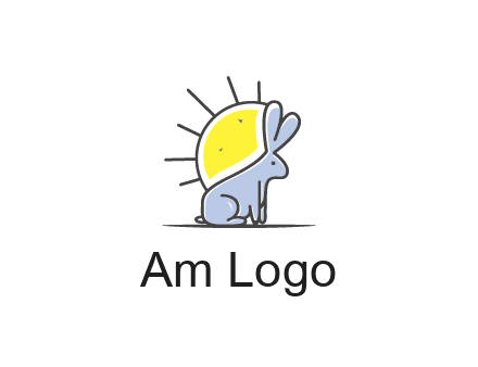 rabbit blocking the sun logo