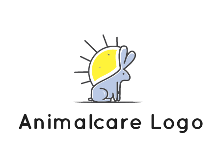 rabbit blocking the sun logo