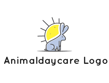 rabbit blocking the sun logo