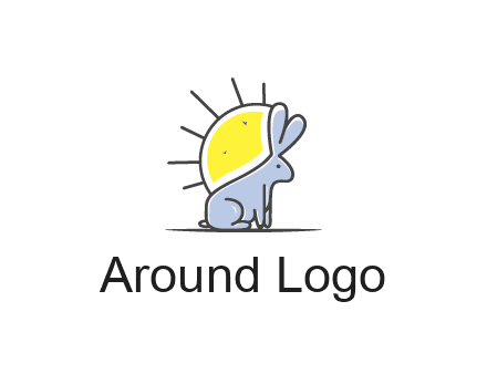 rabbit blocking the sun logo