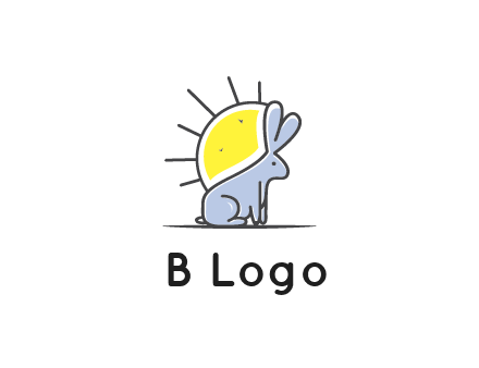 rabbit blocking the sun logo