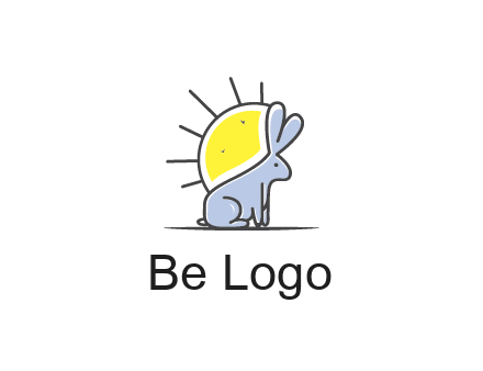 rabbit blocking the sun logo