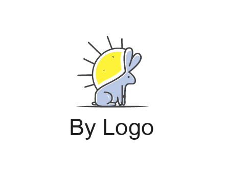 rabbit blocking the sun logo
