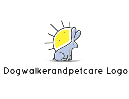 rabbit blocking the sun logo