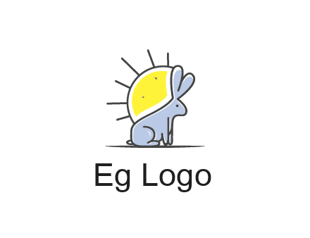 rabbit blocking the sun logo