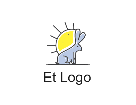 rabbit blocking the sun logo