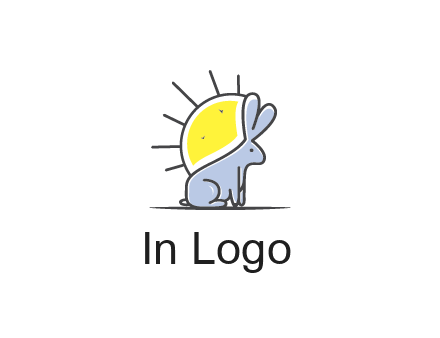 rabbit blocking the sun logo