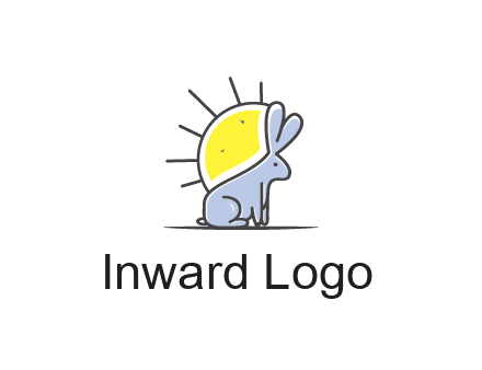 rabbit blocking the sun logo